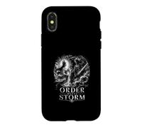 Custodia per iPhone X/XS L'ordine epico incontra la battaglia celeste mitica tempesta