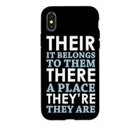 Custodia per iPhone X/XS Loro Ci Sono - Grammatica Inglese