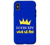 Custodia per iPhone X/XS Louis XIV Vive le Roi de France Couronne Histoire Versailles