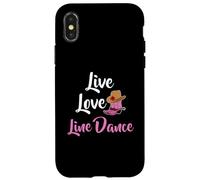 Custodia per iPhone X/XS Love Live Line Dance | Carina Line Dancing