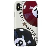 Custodia per iPhone X/XS Lucky Ball 8 To Be A Star Y2K Collage