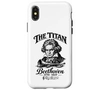 Custodia per iPhone X/XS Ludwig van Beethoven Il Titano Musica Classica