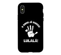 Custodia per iPhone X/XS Lula Brasile L'Amore Ha Vinto La Mano Del Cuore L'Amore