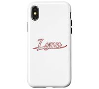 Custodia per iPhone X/XS Lynn Massachusetts North Shore Vintage Varsity Distressed