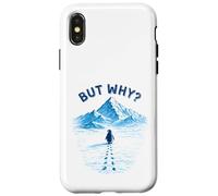 Custodia per iPhone X/XS Ma perché - Pinguino nichilista - Sublimazione