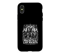 Custodia per iPhone X/XS Macbeth e Lady Macbeth ambizione disegnano pugnali