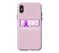 Custodia per iPhone X/XS Maglietta per la consapevolezza della demenza - AlZ combatte la consapevolezza dell'Alzheimer