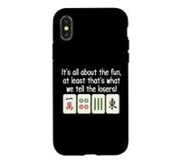 Custodia per iPhone X/XS Mahjong Incognito È tutta una questione di divertimento