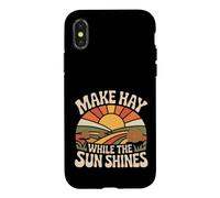 Custodia per iPhone X/XS Make Hay While The Sun Shines Citazioni ottimistiche |-