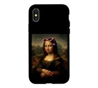 Custodia per iPhone X/XS Maledetto Monna Lisa Baddie Y2K pittura rinascimentale