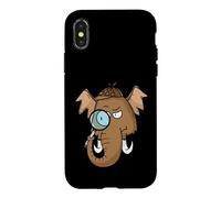 Custodia per iPhone X/XS Mammut Detective con lente d'ingrandimento
