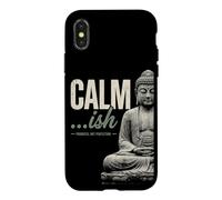 Custodia per iPhone X/XS Mantra di Mindfulness: Progresso e Non Perfezione
