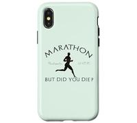 Custodia per iPhone X/XS MARATONA MA SEI MORTO? Pheidippides 490 BC Running Meme