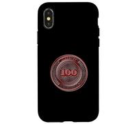 Custodia per iPhone X/XS Maroon Rosso Borgogna Keep It 100-v2 Rosso Borgogna