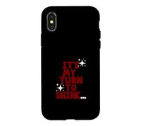 Custodia per iPhone X/XS Maroon Rosso Borgogna My Turn To Shine Maroon Borgogna