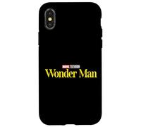Custodia per iPhone X/XS Marvel Television Wonder Man Official Disney+ Series Logo