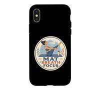 Custodia per iPhone X/XS MAT BREATH FOCUS Pilates Tappetino Studio