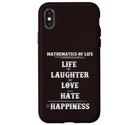 Custodia per iPhone X/XS Mathematics of Life Complex Equation Formula Math Lover Fun