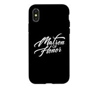 Custodia per iPhone X/XS Matron of Honor Designer di feste di addio al nubilato