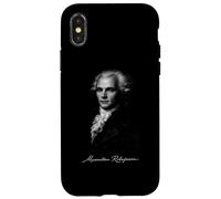 Custodia per iPhone X/XS Maximilien Robespierre Rivoluzione Francese Ritratto