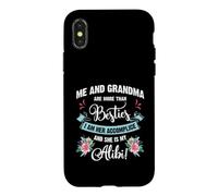 Custodia per iPhone X/XS Me And Grandma Are More Than Besties, She Is My Alibi