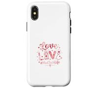 Custodia per iPhone X/XS Medical Love Word - Tema MedTech Life per infermieri