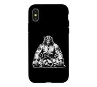Custodia per iPhone X/XS Meditando Jiu Jitsu Gesù