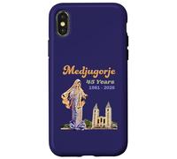 Custodia per iPhone X/XS Medjugorje 45° Anniversario 1981-2026