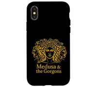 Custodia per iPhone X/XS Medusa e le Gorgoni Mitologia Greca Sorelle Serpenti