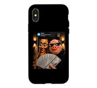 Custodia per iPhone X/XS Meme AI del visitatore inaspettato John Pork Tung Sahur