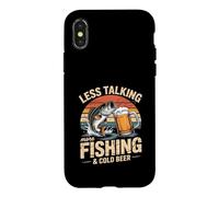 Custodia per iPhone X/XS Meno parlare più pesca e birra fredda spigola