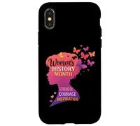 Custodia per iPhone X/XS Mese della storia delle donne Forza Coraggio Ispirazione