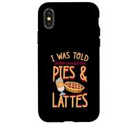 Custodia per iPhone X/XS Mi è stato detto che ci sarebbero state torte e latte pilates umorismo