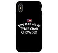 Custodia per iPhone X/XS Mi hai fatto mangiare Tybee Crab Chowder angosciato