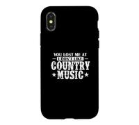 Custodia per iPhone X/XS Mi hai perso a Non mi piace Country Music USA