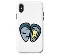 Custodia per iPhone X/XS Mi piacciono davvero le cozze grandi