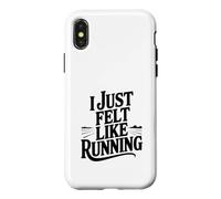 Custodia per iPhone X/XS Mi sentivo come correre