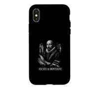 Custodia per iPhone X/XS Michel De Montaigne Saggi Pensatore rinascimentale