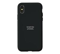 Custodia per iPhone X/XS Minimalista Fiducia Il Processo Testo Tipografia Design