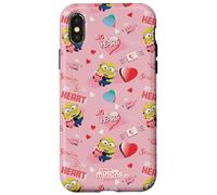Custodia per iPhone X/XS Minions Big Heart All Over Print