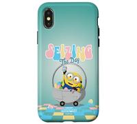 Custodia per iPhone X/XS Minions Easter Seizing The Day