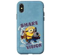 Custodia per iPhone X/XS Minions & Monsters Share Your Vision