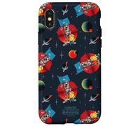 Custodia per iPhone X/XS Minions & Monsters Space Invasion