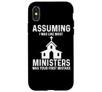 Custodia per iPhone X/XS Minister Apparel - Divertente design dei migliori ministri