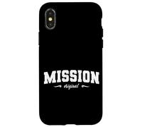 Custodia per iPhone X/XS Missione originale Texas Retro Hometown Nome Mission Original