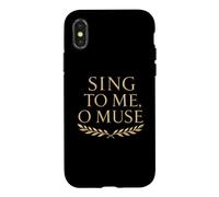 Custodia per iPhone X/XS Mitologia greca antica corona di alloro poesia epica