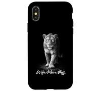 Custodia per iPhone X/XS Moglie, mamma e capo, leonessa, design per la festa della mamma forte