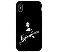 Custodia per iPhone X/XS Monna Lisa che suona la chitarra
