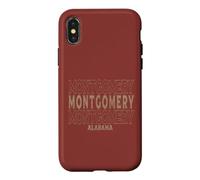 Custodia per iPhone X/XS Montgomery Alabama vintage