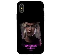 Custodia per iPhone X/XS Mortal Kombat 2 Sonya Blade Portrait